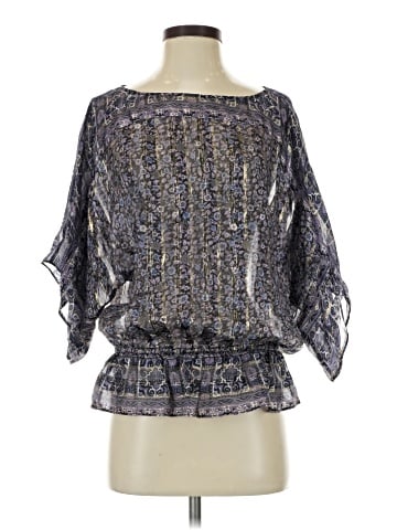 Joie 3/4 Sleeve Silk Top (view 1)