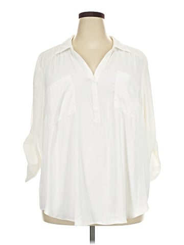 Torrid 3/4 Sleeve Blouse (view 1)