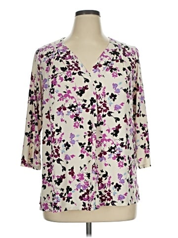 Lane Bryant 3/4 Sleeve Blouse (view 1)