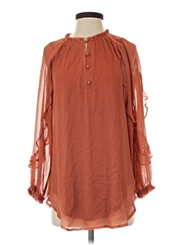 LC Lauren Conrad 3/4 Sleeve Blouse (view 1)