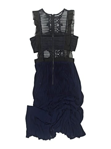 Self-Portrait Pleated Lace Dress (view 2)
