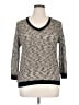 Olivia Moon Tweed Gray Pullover Sweater Size L - photo 1