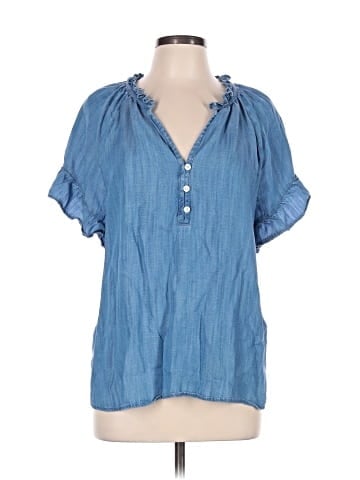 Lands' End Short Sleeve Blouse (view 1)