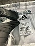 Adidas 100% Polyester Graphic Silver Athletic Shorts Size 8 - photo 3