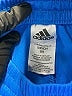 Adidas 100% Polyester Solid Blue Athletic Shorts Size 8 - photo 3