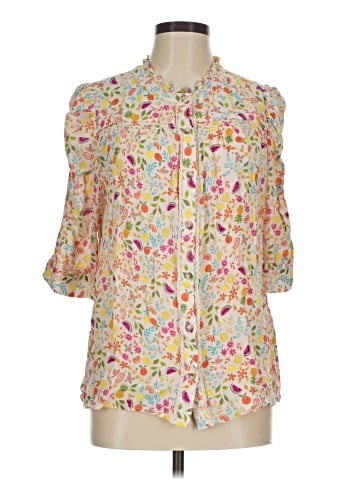 Democracy 3/4 Sleeve Blouse (view 1)