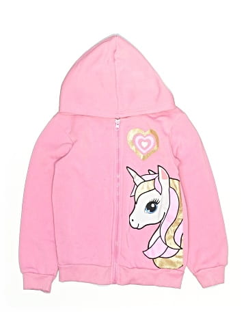 Girls Love Pink Zip Up Hoodie (view 1)