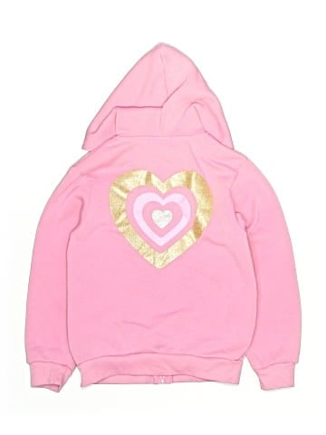 Girls Love Pink Zip Up Hoodie (view 2)