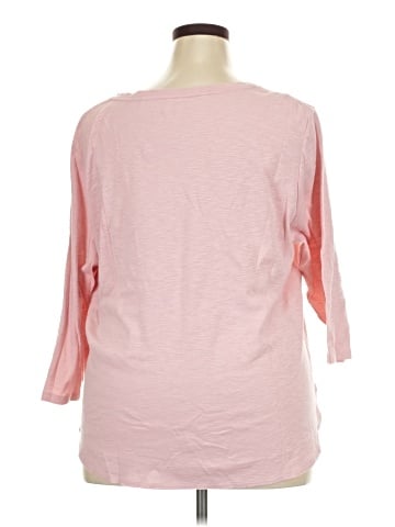 KIRKLAND Signature 3/4 Sleeve T-Shirt (view 2)