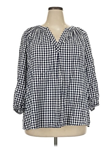 Crown & Ivy 3/4 Sleeve Blouse (view 1)