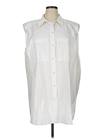 H&M Sleeveless Button-Down Shirt (view 1)