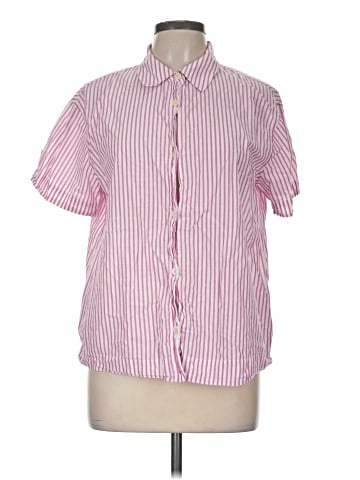 Eberjey Short Sleeve Button-Down Shirt (view 1)