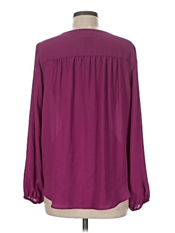 INC International Concepts Long Sleeve Blouse (view 2)