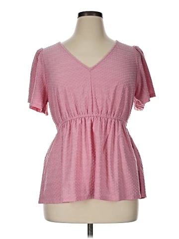 Lane Bryant Short Sleeve Blouse (view 1)