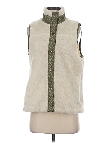 Madewell (Re)sourced Faux-Shearling Vest in Colorblock (view 1)