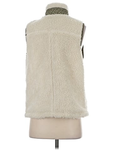 Madewell (Re)sourced Faux-Shearling Vest in Colorblock (view 2)