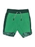 Hanna Andersson Color Block Green Athletic Shorts Size 4 - photo 1