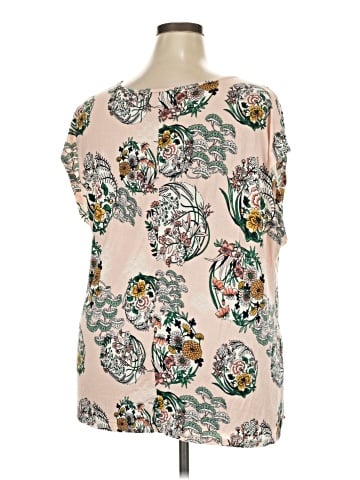 Carmen Carmen Marc Valvo Short Sleeve Blouse (view 2)