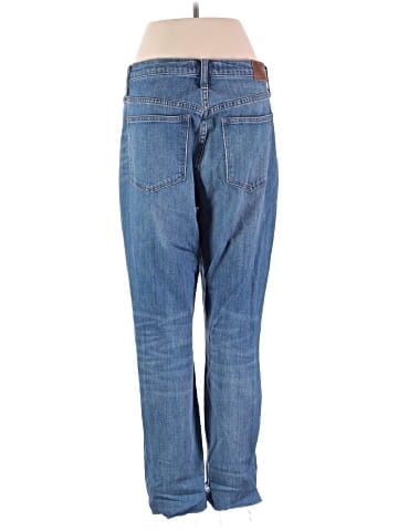 Madewell The High-Rise Slim Boyjean in Lita Wash: Step-Hem Edition (view 2)