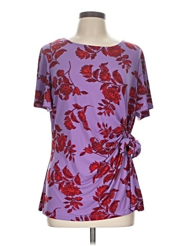 Liz Claiborne Short Sleeve Blouse (view 1)