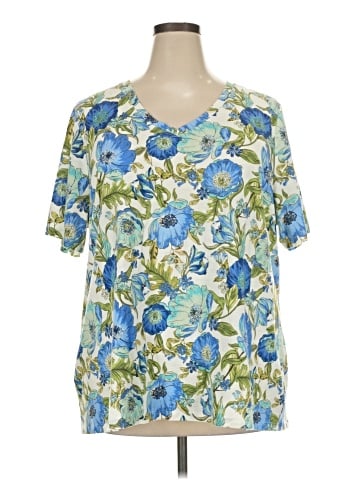Lane Bryant Short Sleeve Blouse (view 1)