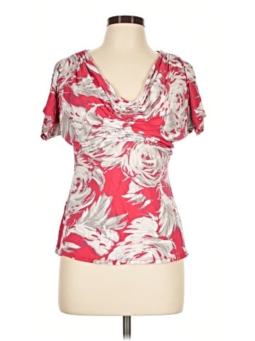 INC International Concepts Short Sleeve Blouse (view 1)