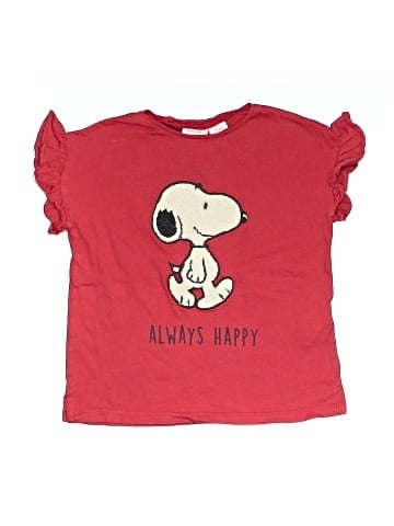 Zara x PEANUTS Short Sleeve Top (view 1)