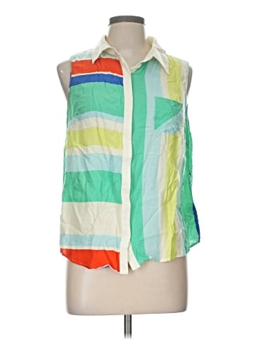 Cremieux Sleeveless Button-Down Shirt (view 1)