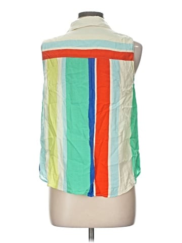 Cremieux Sleeveless Button-Down Shirt (view 2)