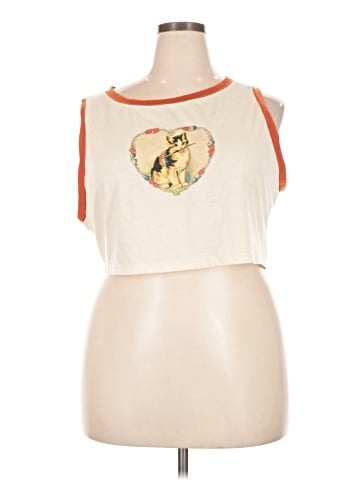 Shein Curve Sleeveless T-Shirt (view 1)