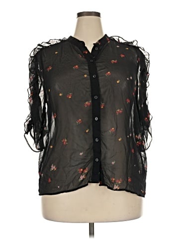 Who What Wear 3/4 Sleeve Blouse (view 1)