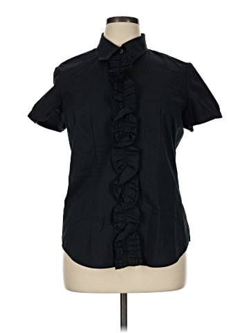 New York & Company Short Sleeve Blouse (view 1)
