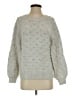 Gap Polka Dots Silver Pullover Sweater Size S - photo 1