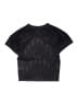 Nike 100% Polyester Solid White Black Active T-Shirt Size L (kids) - photo 2