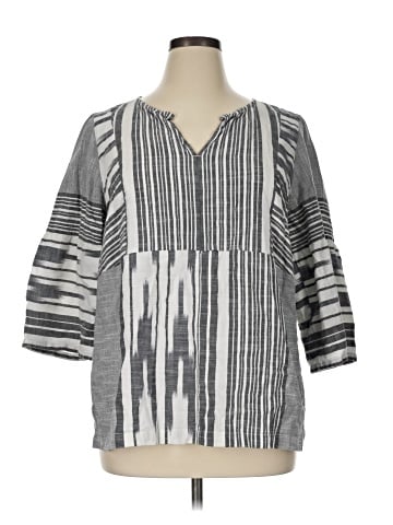 Purejill 3/4 Sleeve Blouse (view 1)