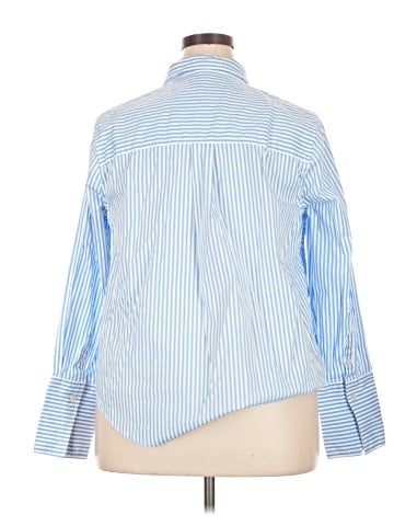 Universal Standard Long Sleeve Button-Down Shirt (view 2)