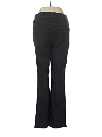 Madewell Kick Out Crop Jeans in Black Rinse Wash (view 2)