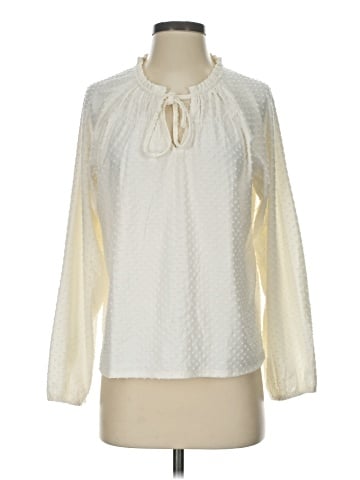 J.Crew Factory Store Long Sleeve Blouse (view 1)