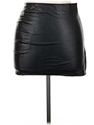 Fashion Nova Faux Leather Skirt (view 1)