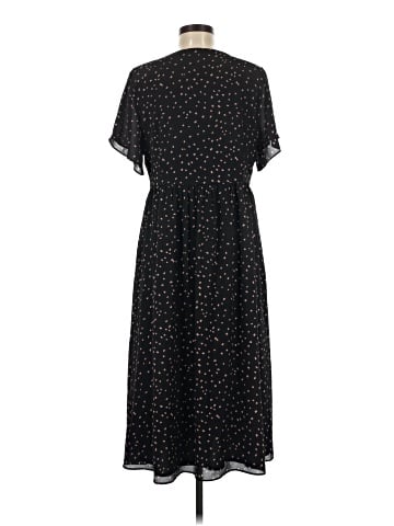 Madewell Flutter-Sleeve Button-Front Midi Dress in Confetti Toss (view 2)