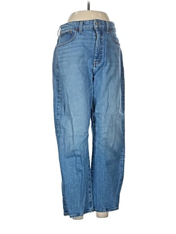 Madewell The Curvy '90s Straight Crop Jean in Hazeldell Wash (view 1)