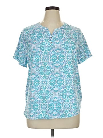 Faded Glory Short Sleeve Blouse (view 1)