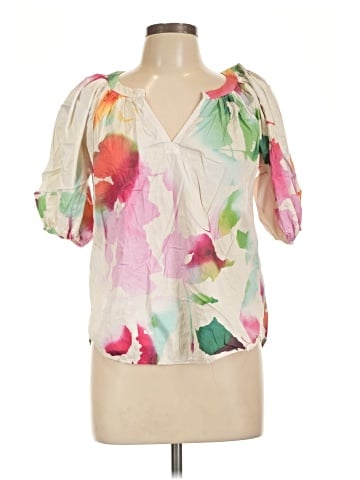 Diane von Furstenberg Short Sleeve Blouse (view 1)