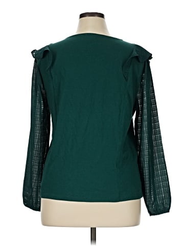 J.Crew Factory Store Long Sleeve Blouse (view 2)