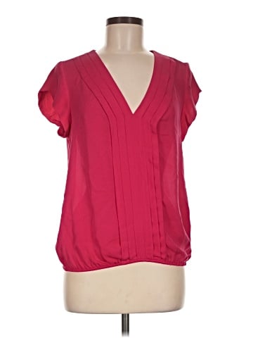 Joie Short Sleeve Silk Top (view 1)
