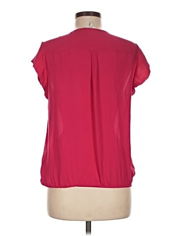 Joie Short Sleeve Silk Top (view 2)