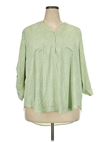 Torrid 3/4 Sleeve Blouse (view 1)