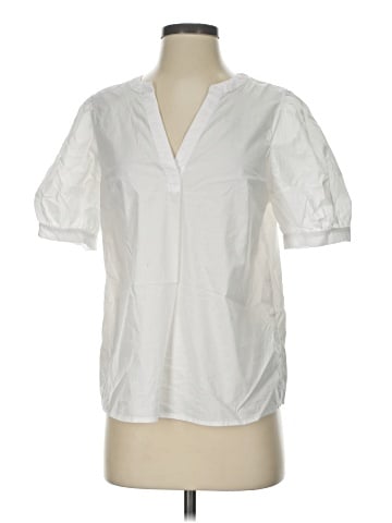 J.Crew Factory Store Short Sleeve Blouse (view 1)