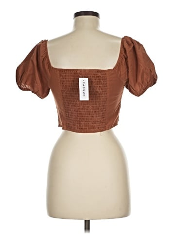 LA Hearts Short Sleeve Blouse (view 2)