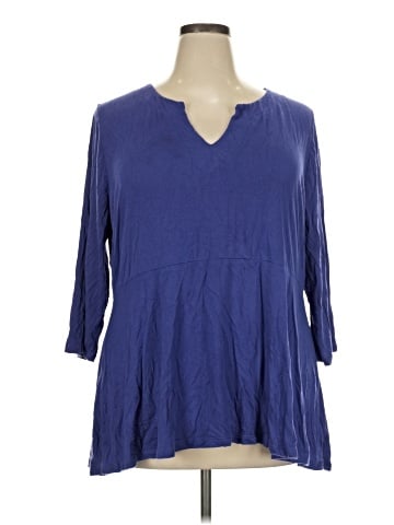 Jessica London 3/4 Sleeve Blouse (view 1)